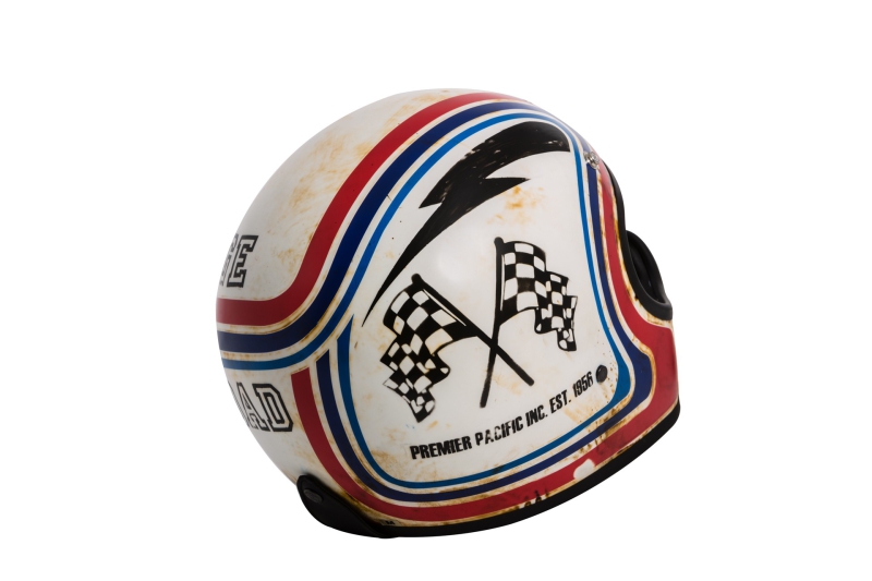 Motorradhelm Retro Crosshelm Premier Trophy MX Stripe